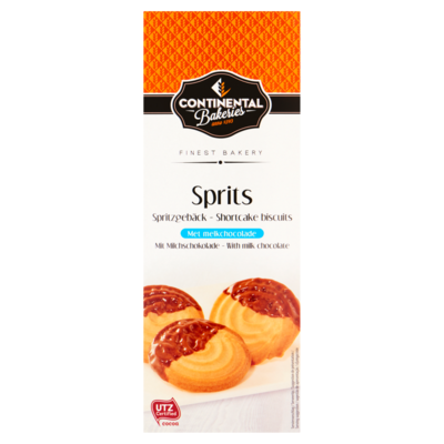 Continental bakeries Sprits met Melkchocolade 300 g