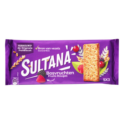 Sultana Fruitbiscuit bosvruchten