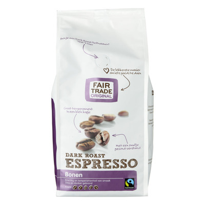 Fairtrade Original Espresso bonen dark roast