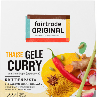 Fairtrade Original Gele curry kruidenpasta