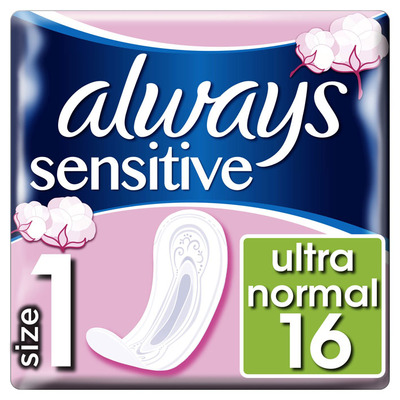 Always Ultra sensitive normal maandverbanden
