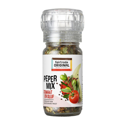 Fairtrade Original Kruidenmolen tomaat/ olijf
