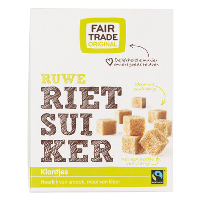 Fairtrade Original Rietsuikerklontjes
