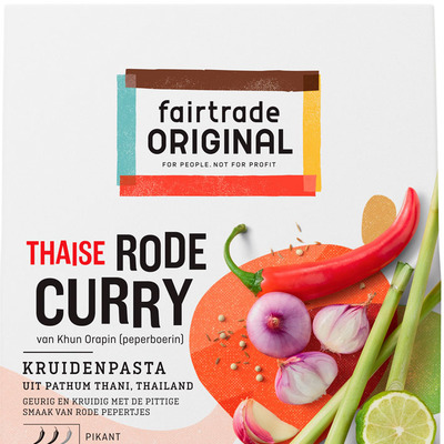 Fairtrade Original Rode curry kruidenpasta