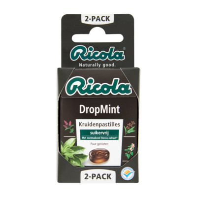 Ricola DropMint Kruidenpastilles Suikervrij