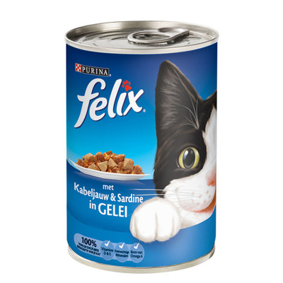 Felix met kabeljauw en sardine in gelei