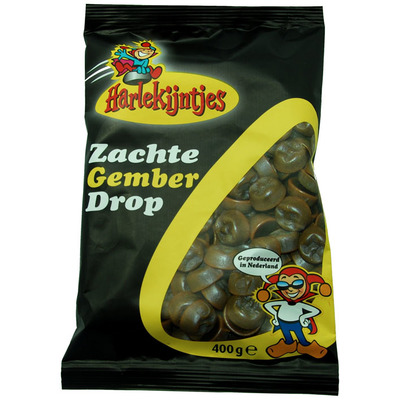Harlekijntjes Zachte gember drop