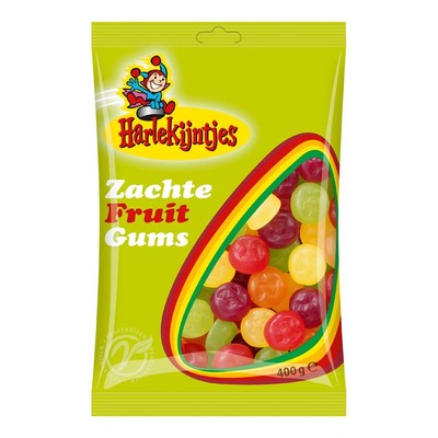 Harlekijntjes Zachte fruitgum veggie