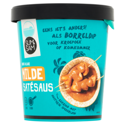 Huismerk Satésaus mild kant en klaar