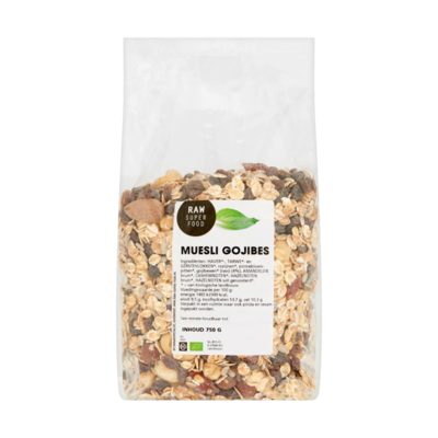 Raw Organic Food Muesli Gojibes