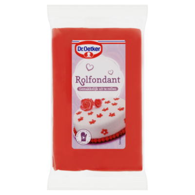 Dr. Oetker Rolfondant Rood