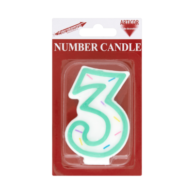 Articor Number Candle