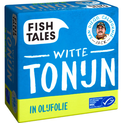 Fish Tales Albacore tonijn in olijfolie MSC