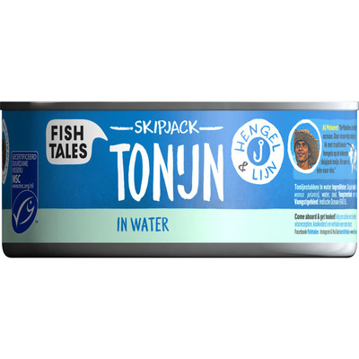 Fish Tales Skipjack tonijn in water