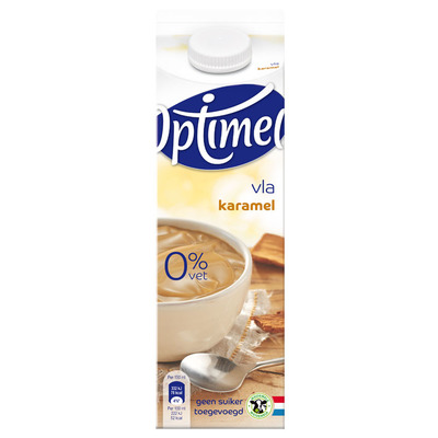 Optimel Vla 0% vet karamel