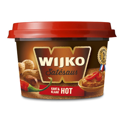 Wijko Hot satésaus kant&klaar