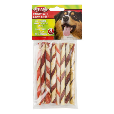 Fit Ami Kauwstaven bacon-beef