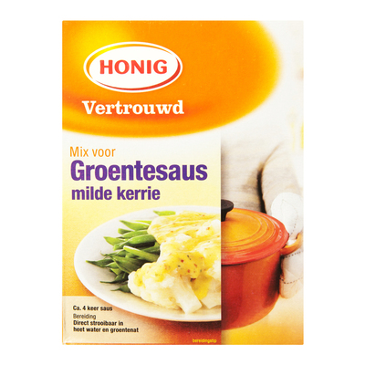 Honig Mix voor groentesaus milde kerrie