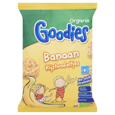 Organix Goodies Rijstwafels banaan