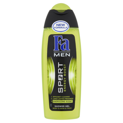 Fa Men Shower Gel & Shampoo Sport Energy Boost 250 ml