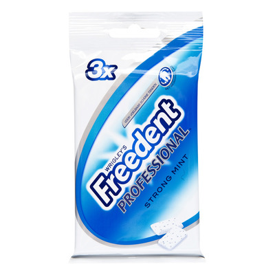 Freedent Strong mint 3-pack suikervrij