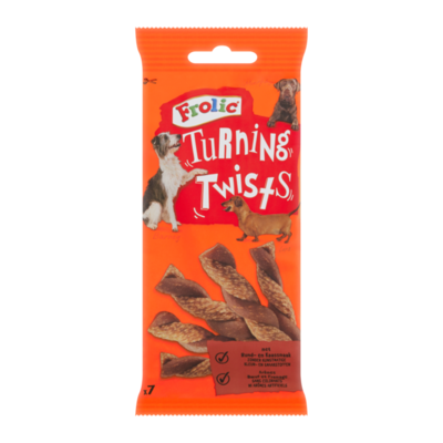 Frolic Hondensnacks Turning Twists 7 Stuks