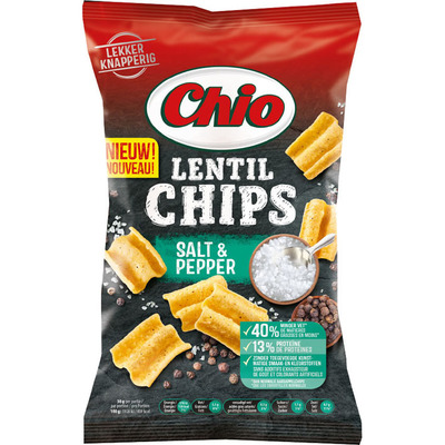 Chio Lentil chips salt & pepper