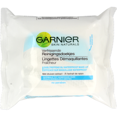 Garnier Skin Active Verfrissende Reinigingsdoekjes
