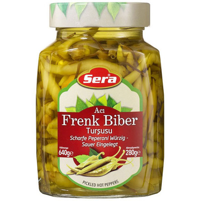 Sera Aci frenk biber (pickled hot peppers)