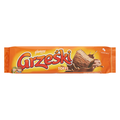 GrzeĆki Wafel met Toffeecrème in Melkchocolade