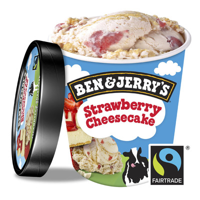 Ben & Jerry's IJs strawberry cheesecake