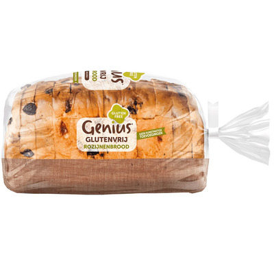 Genius Rozijnenbrood glutenvrij