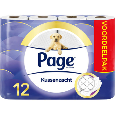 Page Kussenzacht toiletpapier