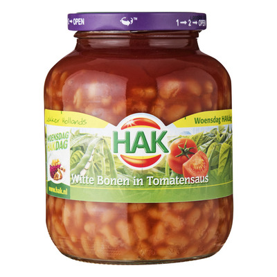 Hak Witte bonen in tomatensaus