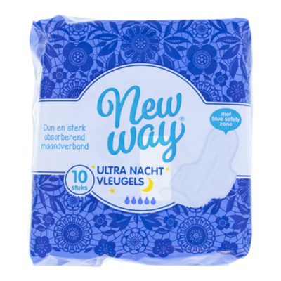 New Way Maandverband ultra nacht wing