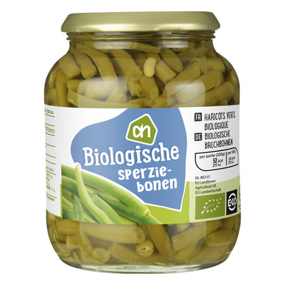 Huismerk Biologisch Sperziebonen