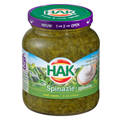 Hak Spinazie met room