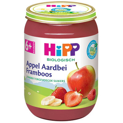 Hipp Appel-aardbei biologisch 6 maanden