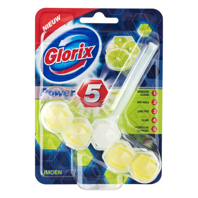 Glorix WC blok power lemon