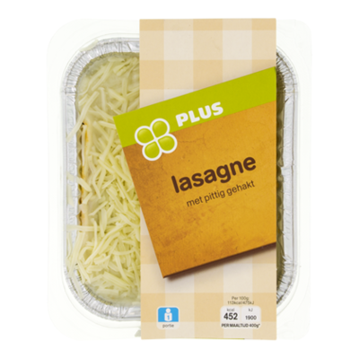 Huismerk Lasagne pittig gehakt