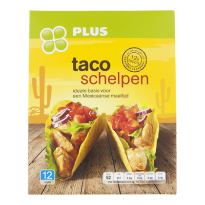 Huismerk Taco schelpen