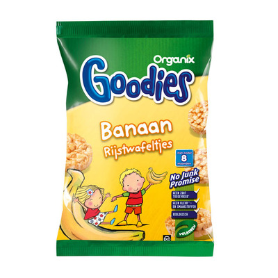 Organix Rijstwafeltjes banaan 8+ mnd