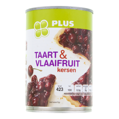 Huismerk Taart & Vlaaifruit kersen