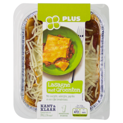 PLUS Groenten lasagne