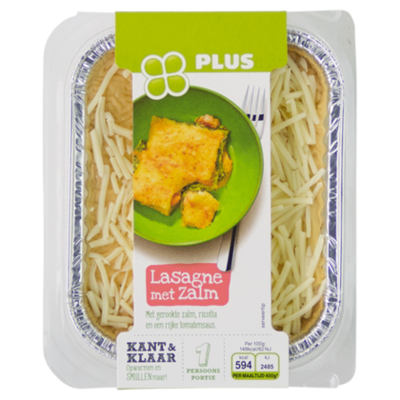 PLUS Zalmlasagne