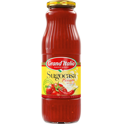 Grand'Italia Sugocasa piccante pastasaus