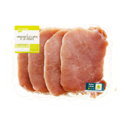 Huismerk Varkensfiletlap a la minute