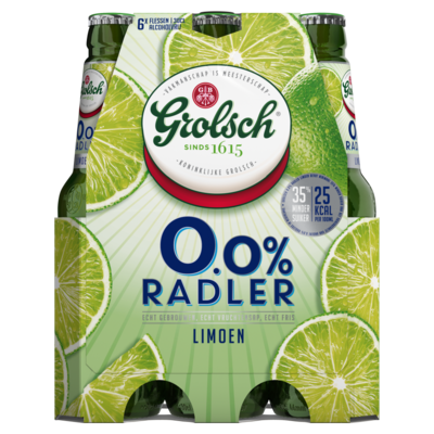 Grolsch 0,0% radler limoen 6 x 30cl