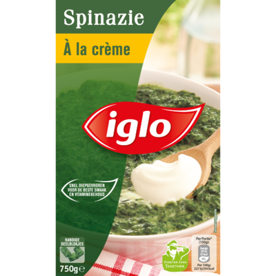 Iglo Spinazie à la crème deelblokjes