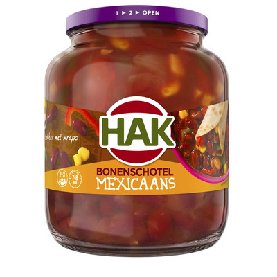 Hak Bonenschotel Mexicaans